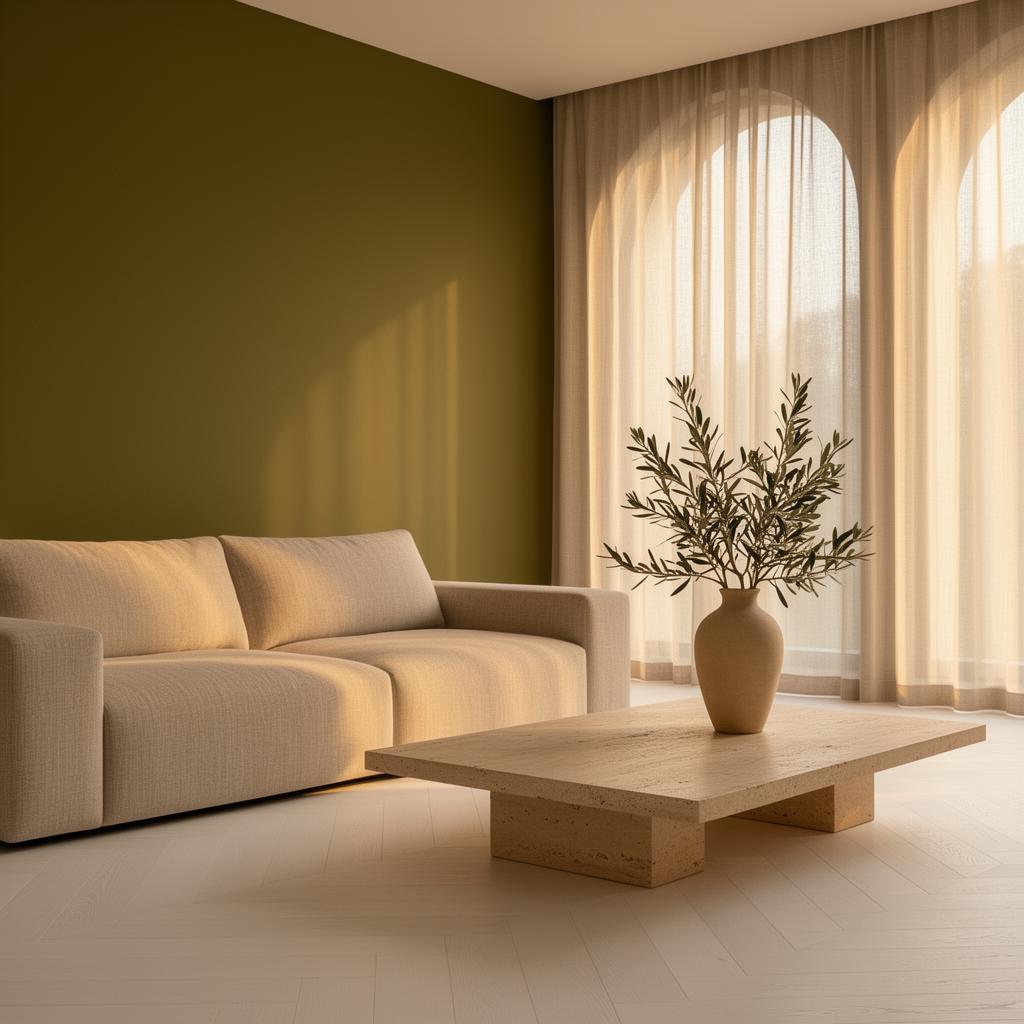 Luxury minimalist living room — VEYA Clean Co.